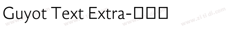 Guyot Text Extra字体转换